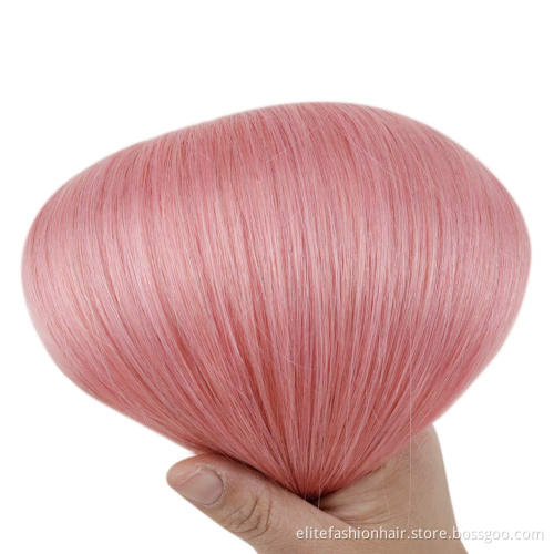 Hot sells high quality double drawn Colored Hair Extensions Straight 100% human tape in hair extensions tape in human hair